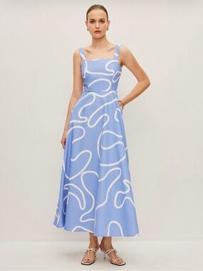 Commense | Dresses | Commense Cappuccino Ombre Mesh Zippered Long Dress Nwt  | Poshmark